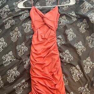 Oh Polly, coral dress. Size 0.